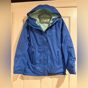 VINEYARD VINES WOMENS BLUE FLEECE LINED JACKET